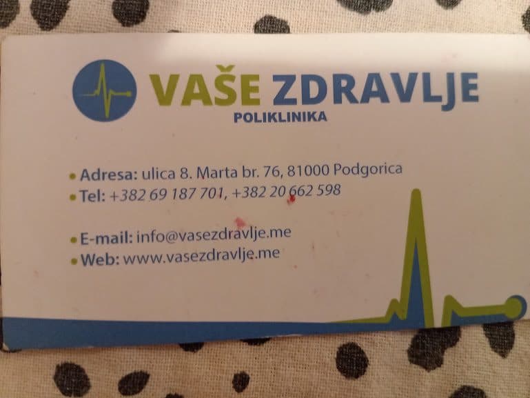 PZU VASE ZDRAVLJE